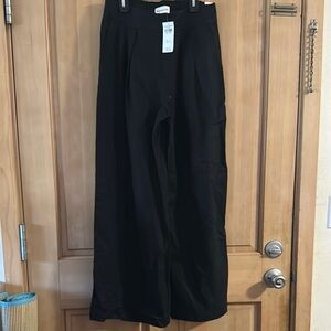 Abercrombie & Fitch Black Wide Leg Pants